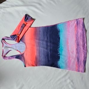 Lululemon Cool Racerback & Bangbuster, Size 4, Beachscape